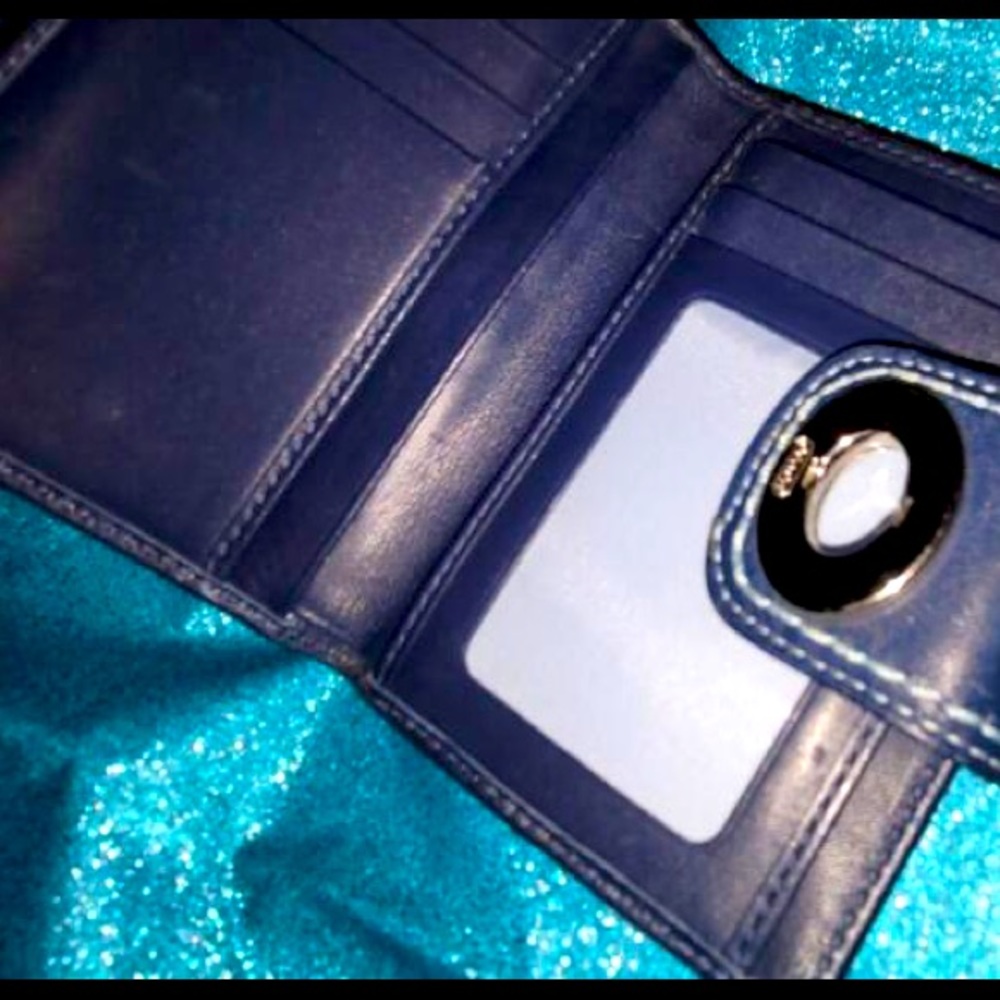 Navy blue small wallet